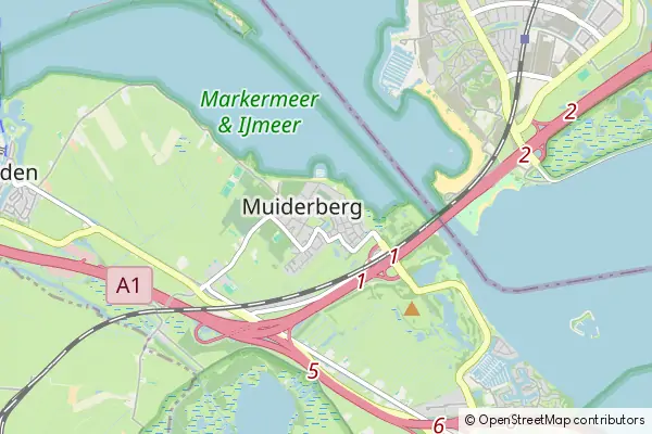 Mapa Muiderberg