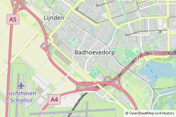 Mapa Badhoevedorp