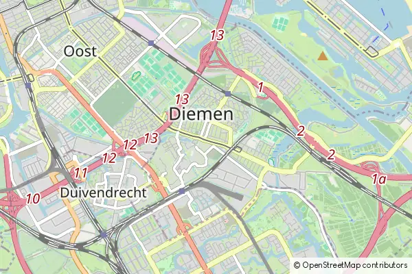 Mapa Diemen