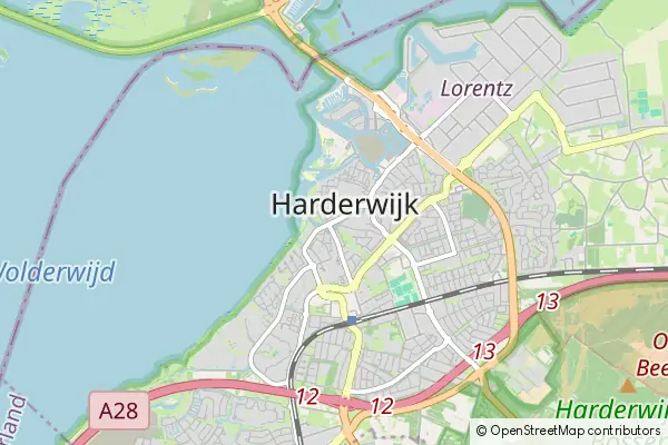 Mapa Harderwijk