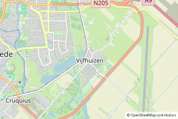 Mapa Vijfhuizen