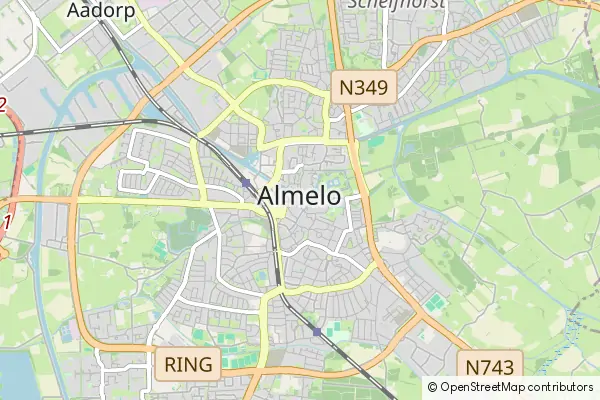 Mapa Almelo