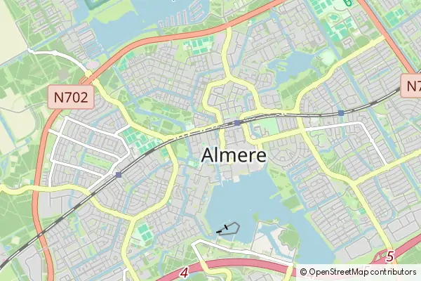 Mapa Almere