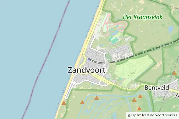 Mapa Zandvoort