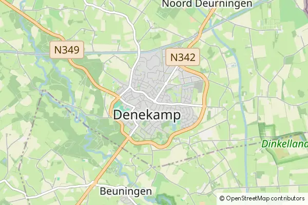 Mapa Denekamp