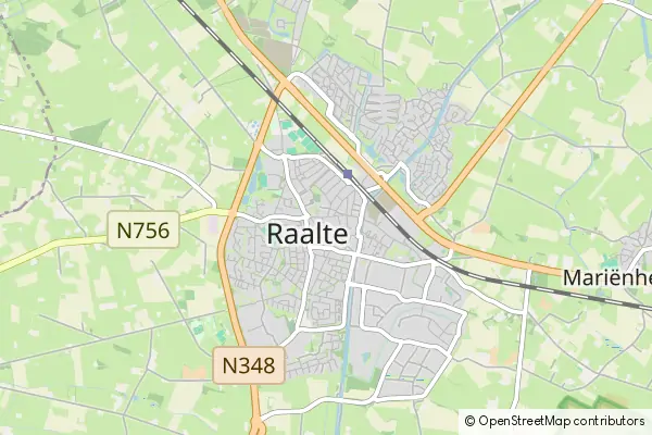 Mapa Raalte