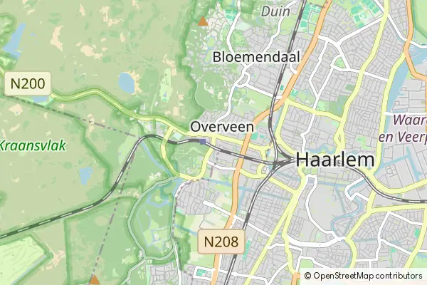 Mapa Overveen