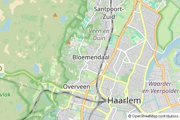 Mapa Bloemendaal