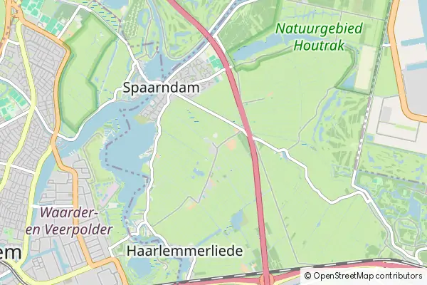 Mapa Spaarnwoude