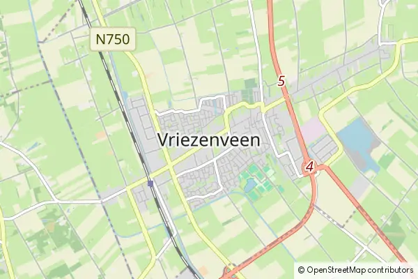 Mapa Vriezenveen