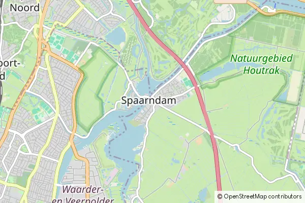 Mapa Spaarndam