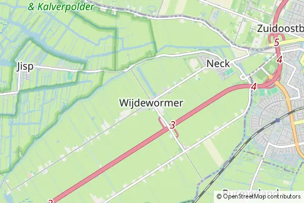 Mapa Wijdewormer