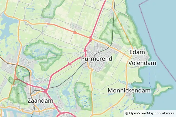 Mapa Purmerend