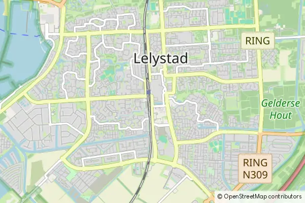 Mapa Lelystad