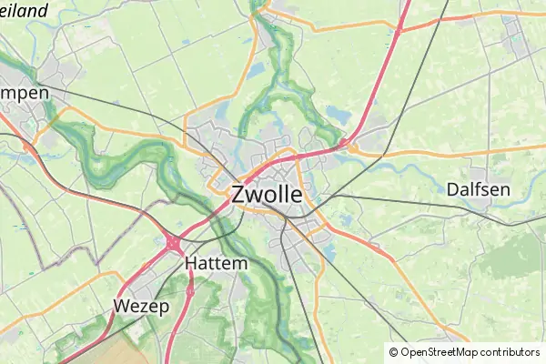 Mapa Zwolle