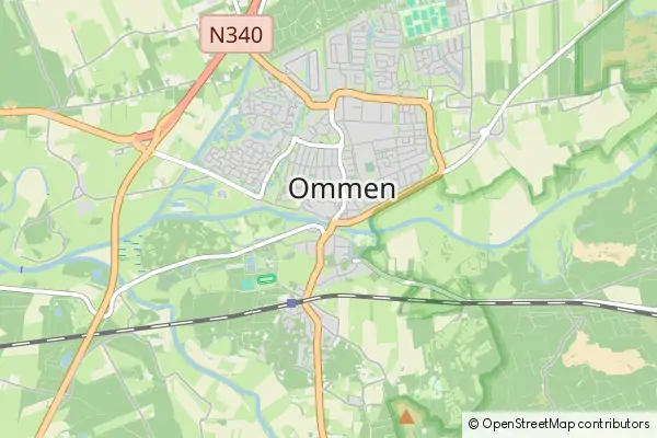 Mapa Ommen