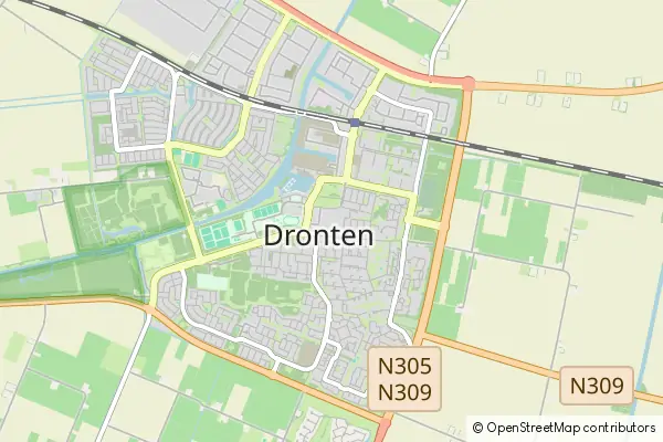 Mapa Dronten