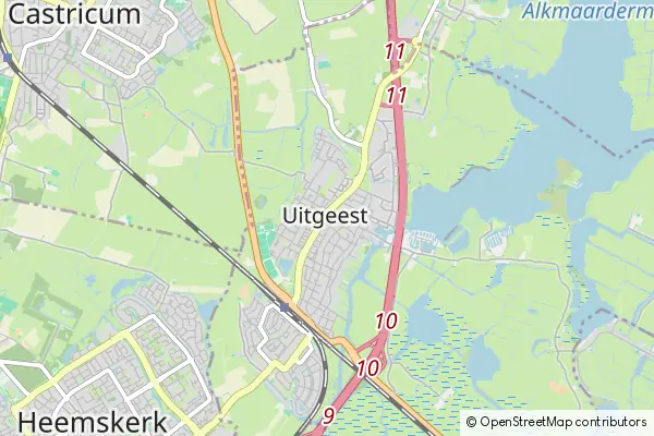 Mapa Uitgeest