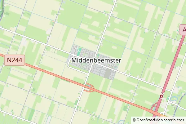 Mapa Middenbeemster