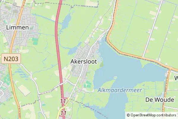 Mapa Akersloot