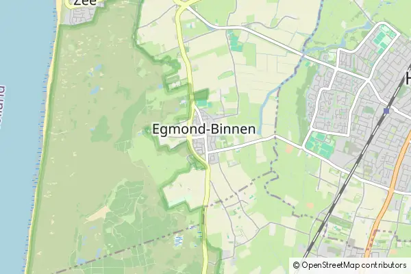 Mapa Egmond-Binnen