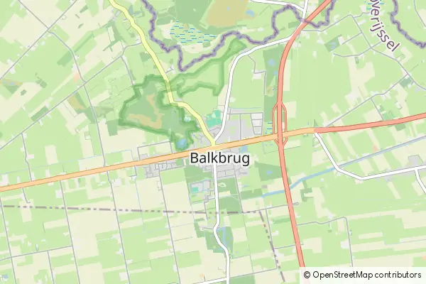 Mapa Balkbrug