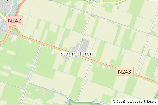 Mapa Stompetoren