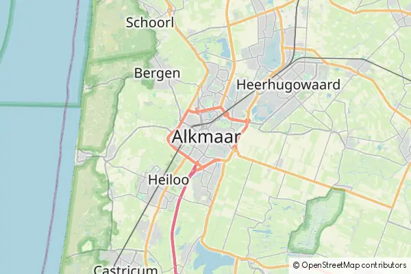 Mapa Alkmaar