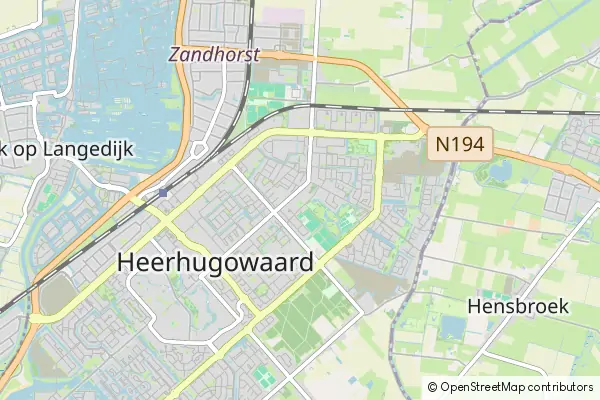 Mapa Heerhugowaard