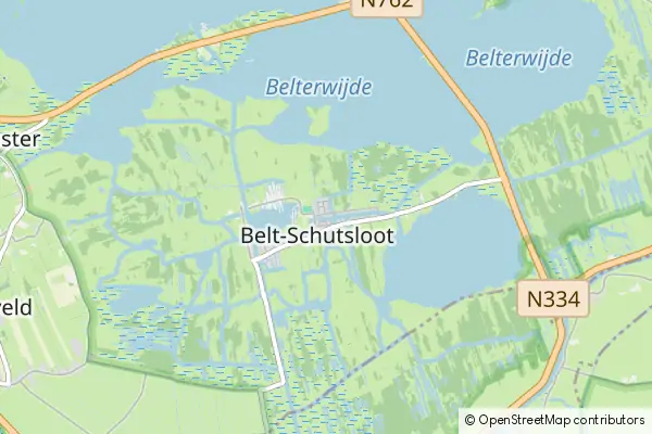 Mapa Belt-Schutsloot