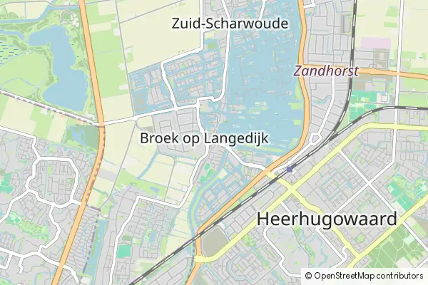 Mapa Broek op Langedijk