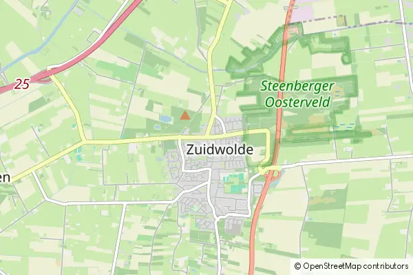 Mapa Zuidwolde