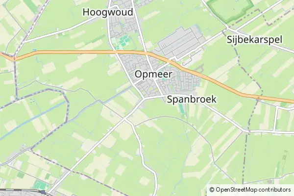 Mapa Spanbroek