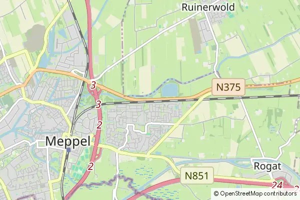 Mapa Meppel