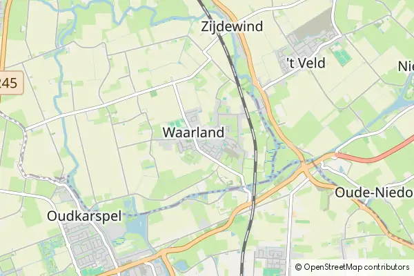 Mapa Waarland