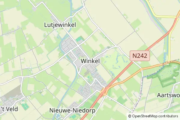 Mapa Winkel