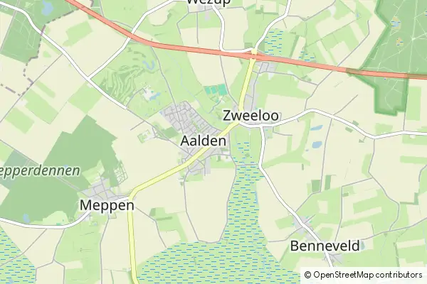 Mapa Aalden