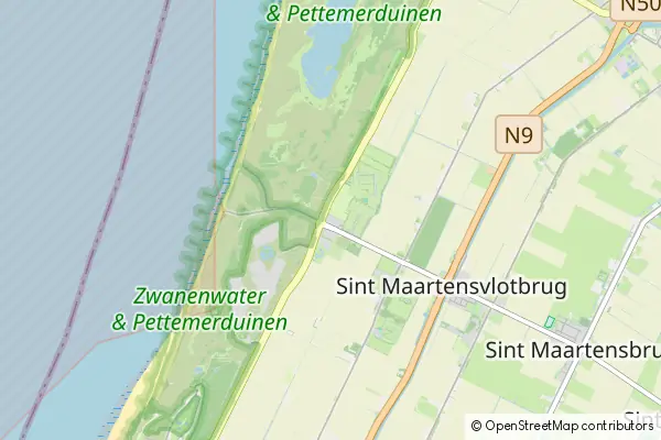 Mapa Sint Maartenszee