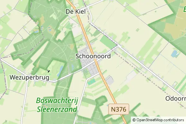 Mapa Schoonoord