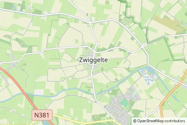 Mapa Zwiggelte