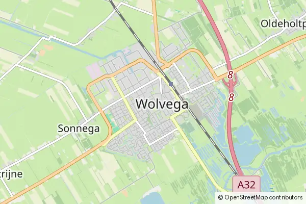 Mapa Wolvega