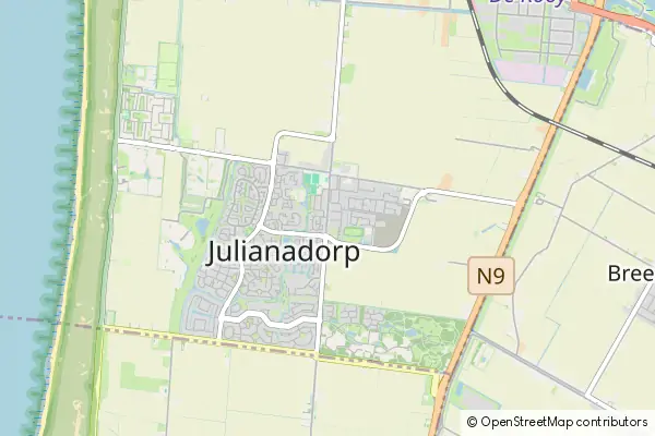 Mapa Julianadorp