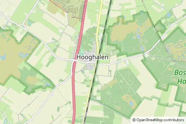 Mapa Hooghalen