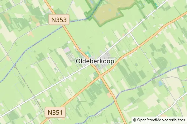 Mapa Oldeberkoop