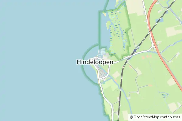 Mapa Hindeloopen