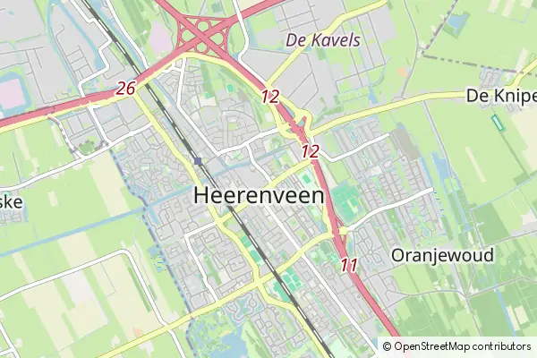 Mapa Heerenveen