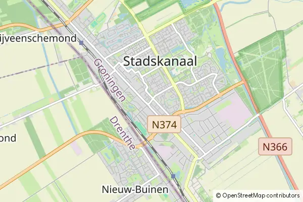 Mapa Stadskanaal