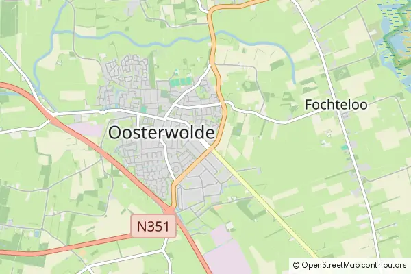 Mapa Oosterwolde