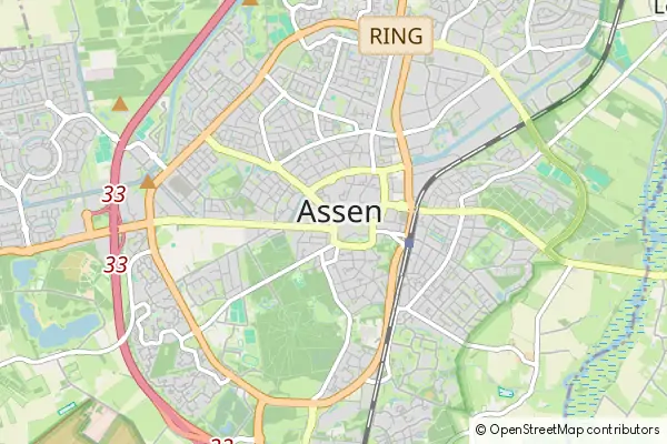 Mapa Assen