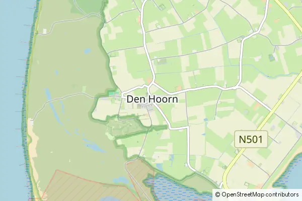 Mapa Den Hoorn